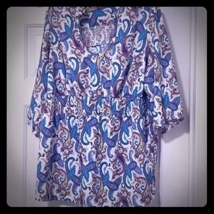 Colorful 3/4 Sleeve Blouse